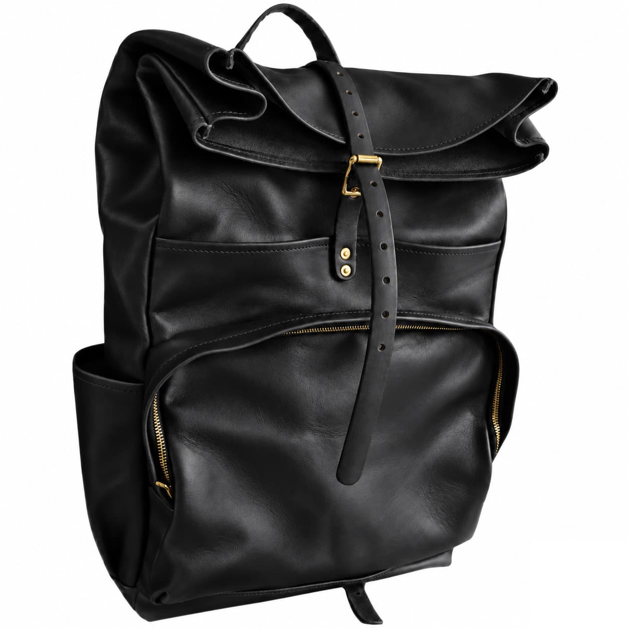 Hybrid Roll-Top Backpack - Black