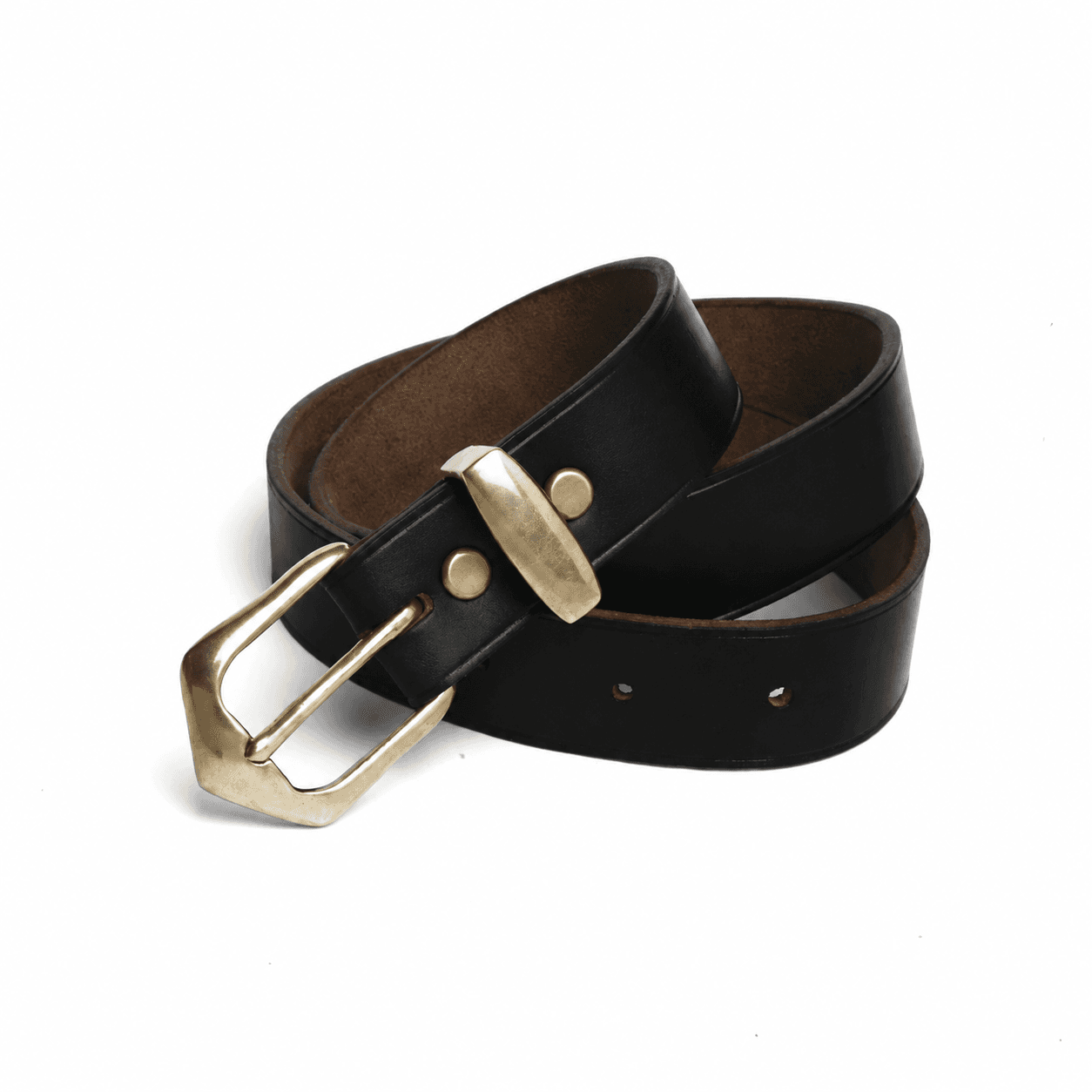 Leather Belt 1.5 in - Black
