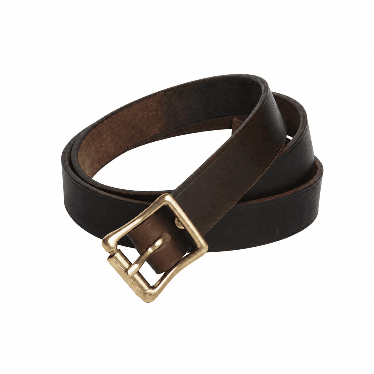 Leather Belt 1 in - Brown Nut Dublin