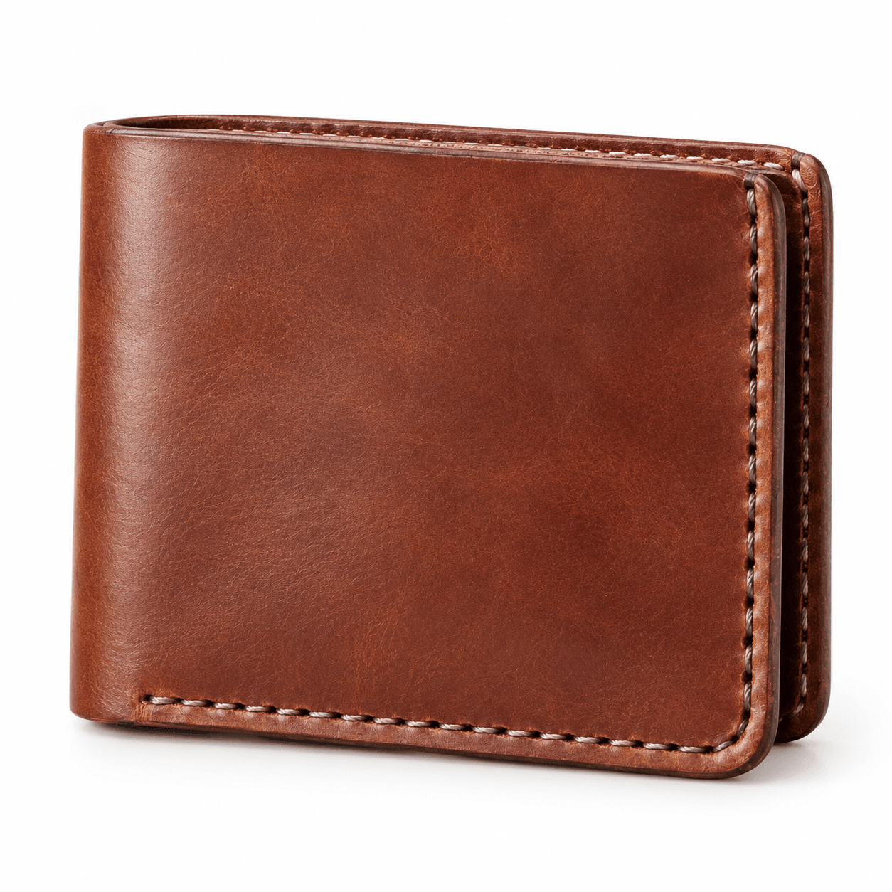 Bifold Leather Wallet - Brown Chromexcel