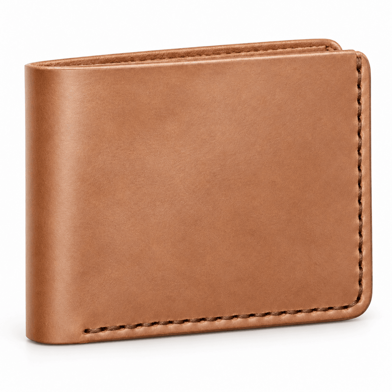 Bifold Leather Wallet - English Tan