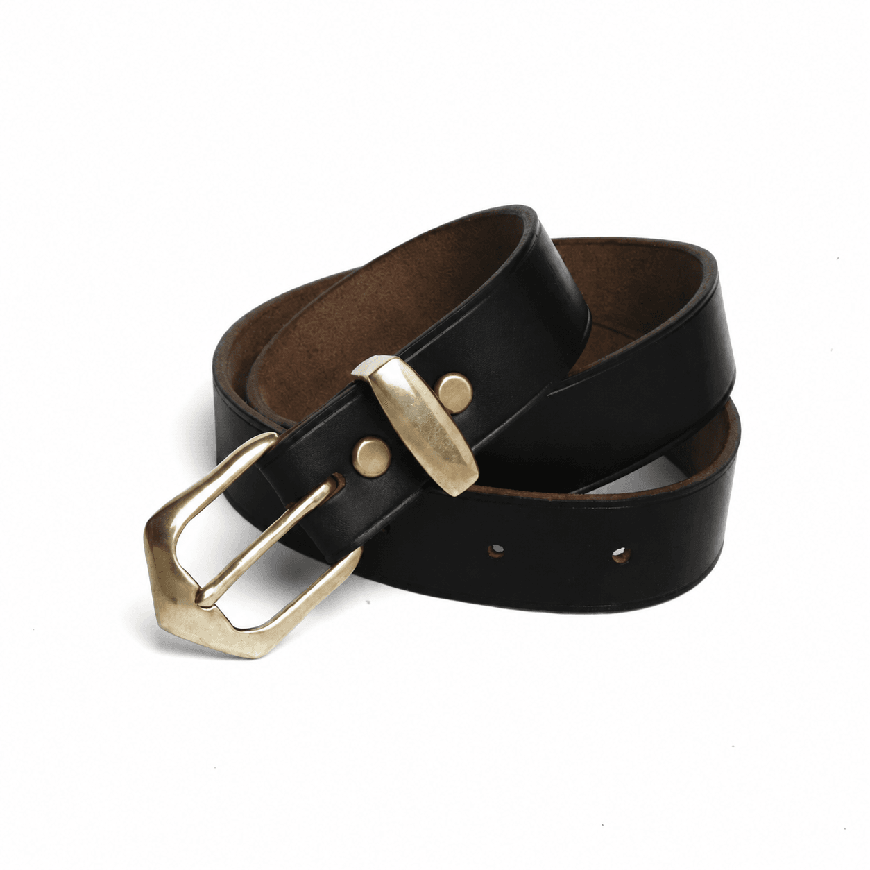Leather Belt 1.5 in - Black