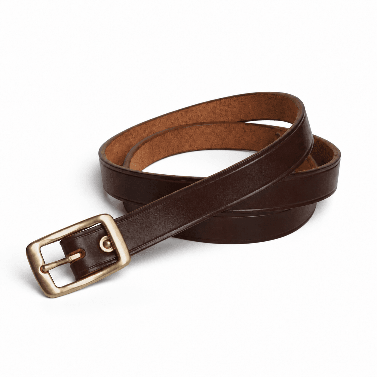 Leather Belt 0.79 in - Brown Nut Dublin