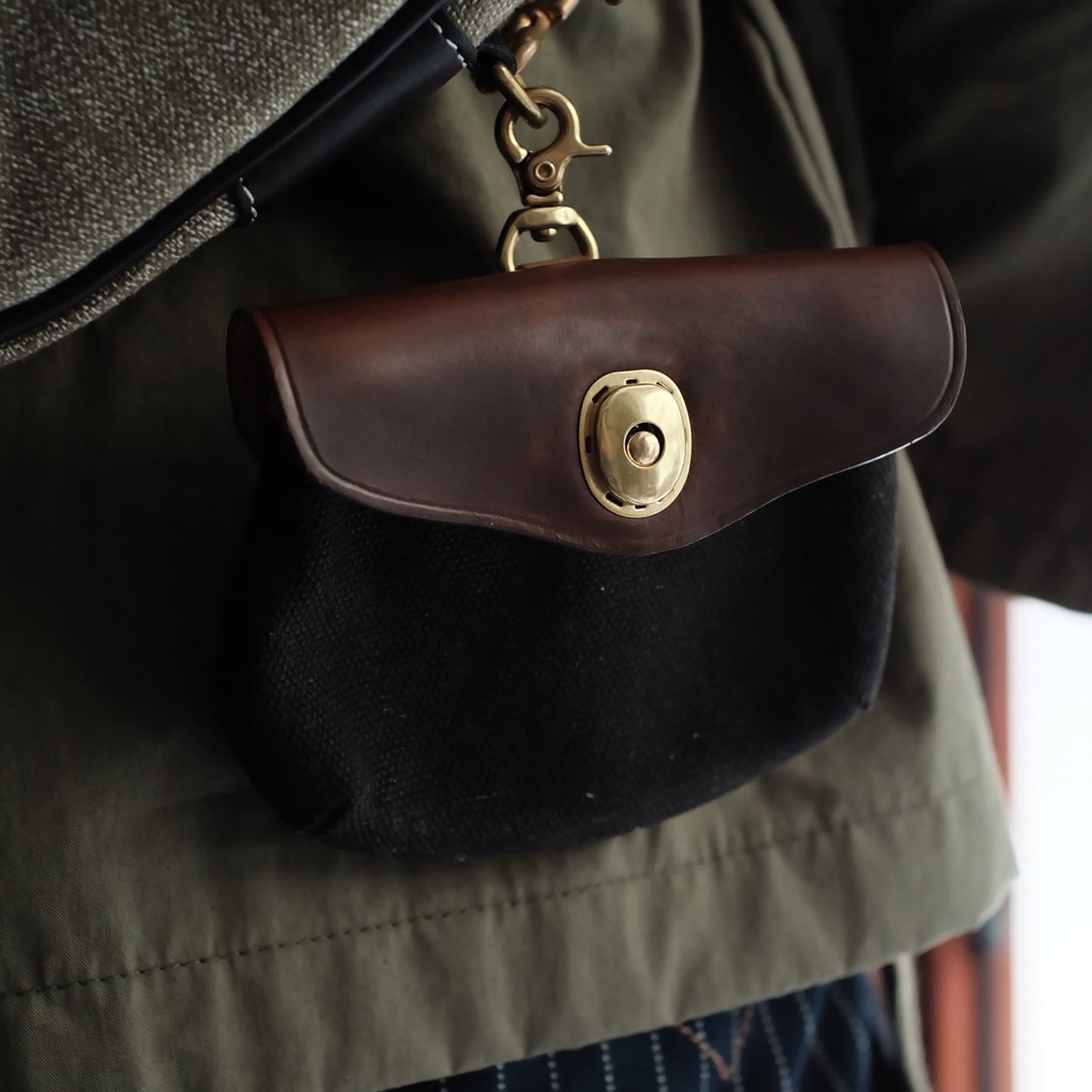 Waxed Canvas Pouch main product image